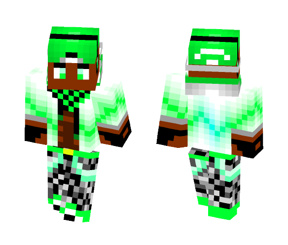Green Lightening - Male Minecraft Skins - image 1