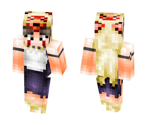 Princess Mononoke - Female Minecraft Skins - image 1