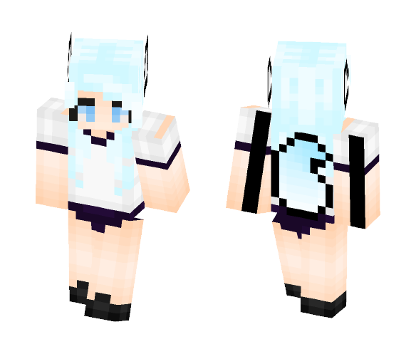 Arctic Gym - Female Minecraft Skins - image 1