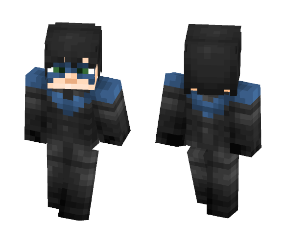 Nightwing (Hush) - Male Minecraft Skins - image 1