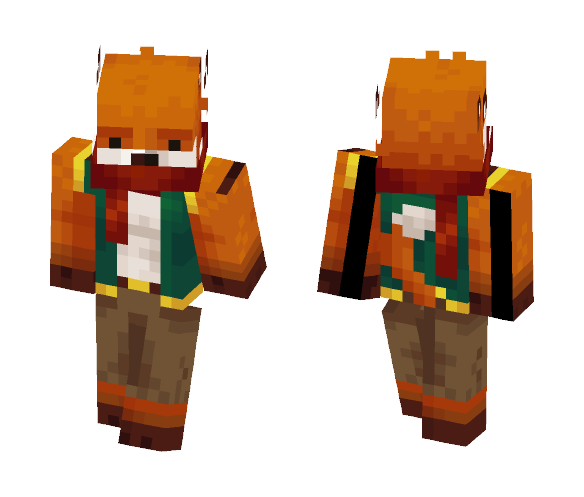 Kai, the Fox - Male Minecraft Skins - image 1