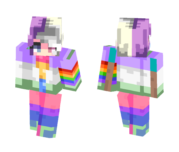 LGBT+ Pride Flag Skin! - Interchangeable Minecraft Skins - image 1