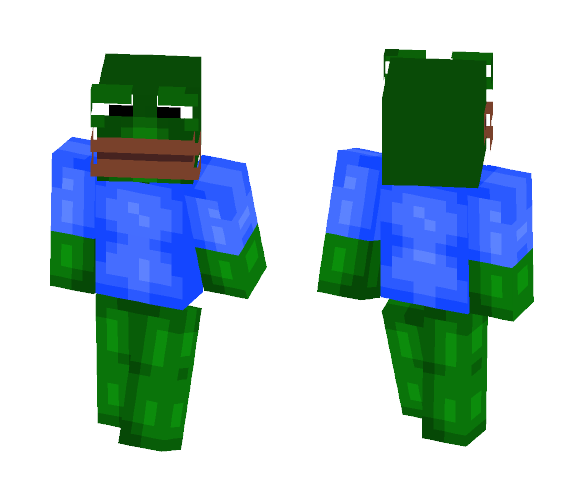 Pepe | Solid Meme - Male Minecraft Skins - image 1