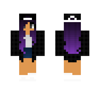 Purple-Haired Tomboy - Female Minecraft Skins - image 2