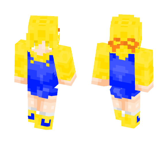 Yellow Farm Girl ❤️️ - Girl Minecraft Skins - image 1