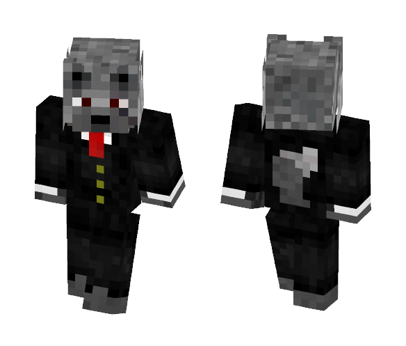 Wolf In a Suit (original) - Male Minecraft Skins - image 1