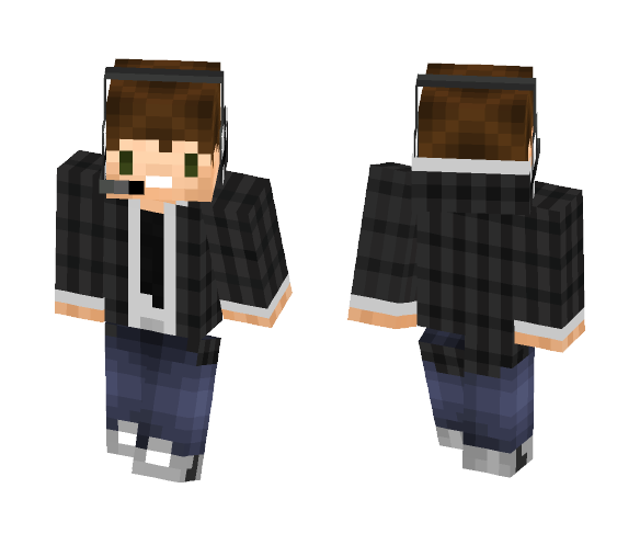 Awesome Gamer - Male Minecraft Skins - image 1