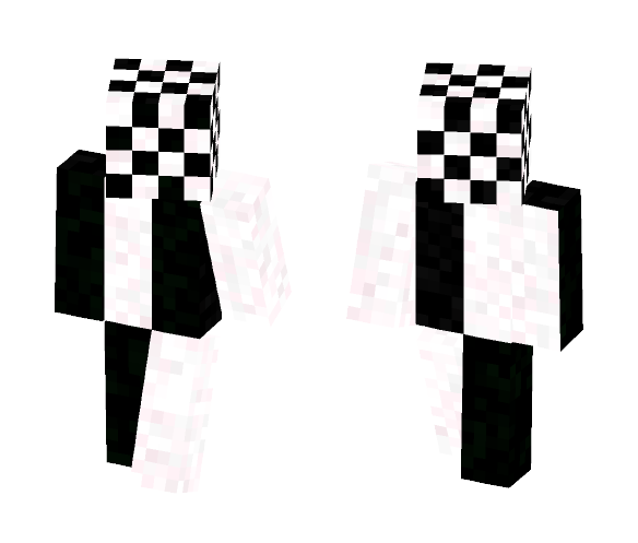 Black and white 2 - Male Minecraft Skins - image 1