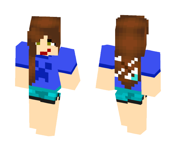 Goodnight! Female - Female Minecraft Skins - image 1