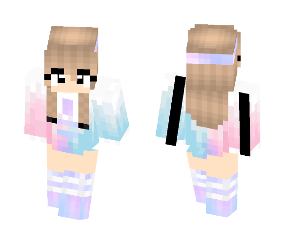Pastel Adidas ???? - Female Minecraft Skins - image 1