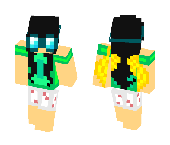 Scientist With Wings - Female Minecraft Skins - image 1