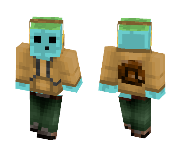 Slime in human clothes - Interchangeable Minecraft Skins - image 1