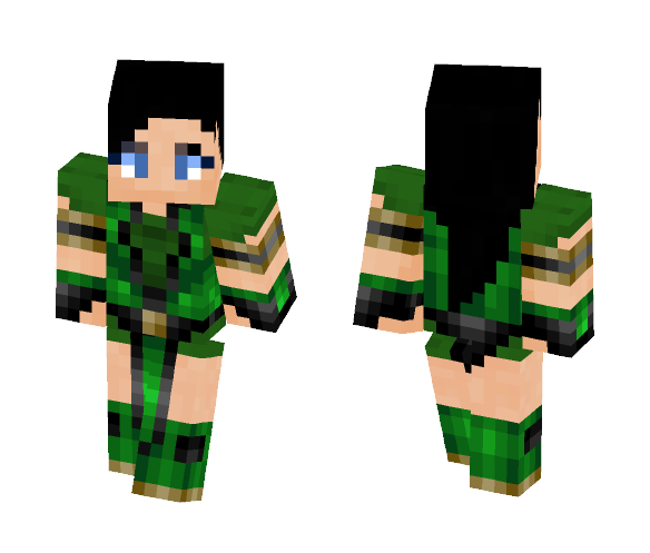 Queen of the Jungle - Female Minecraft Skins - image 1