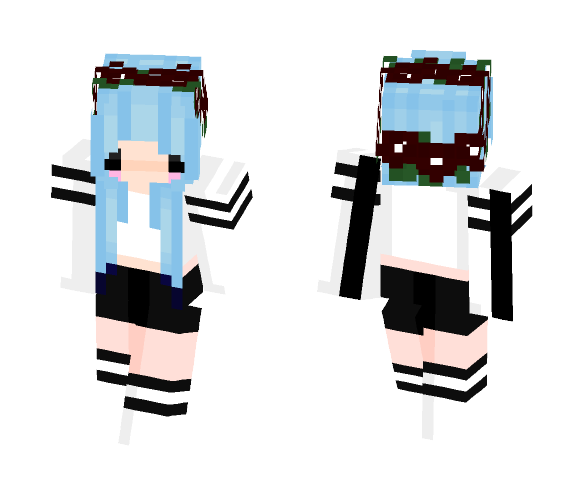 ????Chibi School Girl - Girl Minecraft Skins - image 1