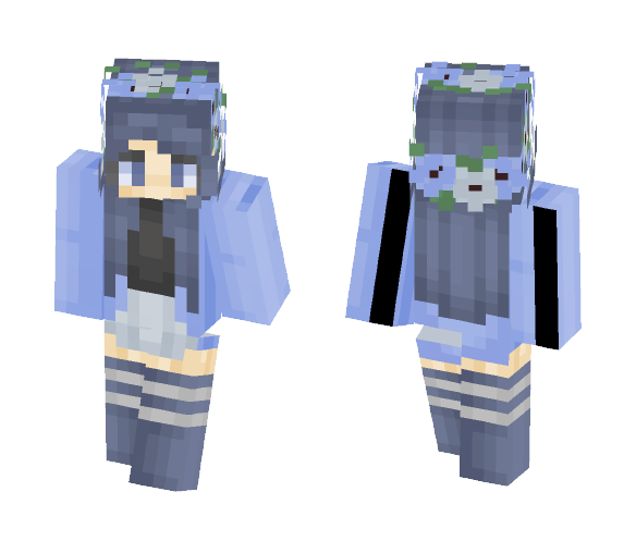 Feeling Blue | ғαℓℓ - Female Minecraft Skins - image 1