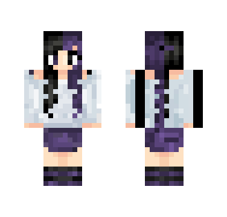 Purple and Black - Female Minecraft Skins - image 2