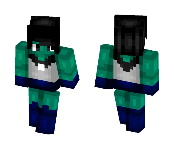 -=+=- Black (Dark) Aquamarine -=+=- - Male Minecraft Skins - image 1