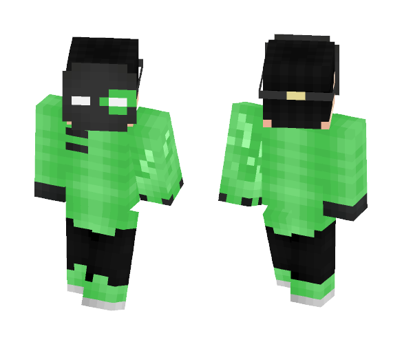 Green Ender killer - Male Minecraft Skins - image 1