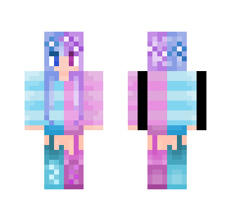 Girl Pink And Blue - Girl Minecraft Skins - image 2
