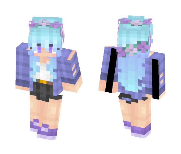 ✿ rebel - Female Minecraft Skins - image 1