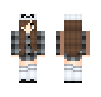 Panda Hat Girl - Girl Minecraft Skins - image 2