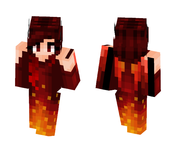 ✿ nether queen - Female Minecraft Skins - image 1