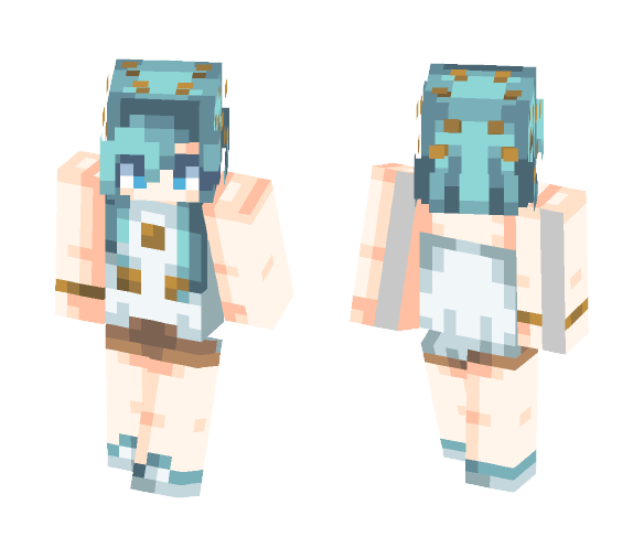 Mermaid Toast - Female Minecraft Skins - image 1