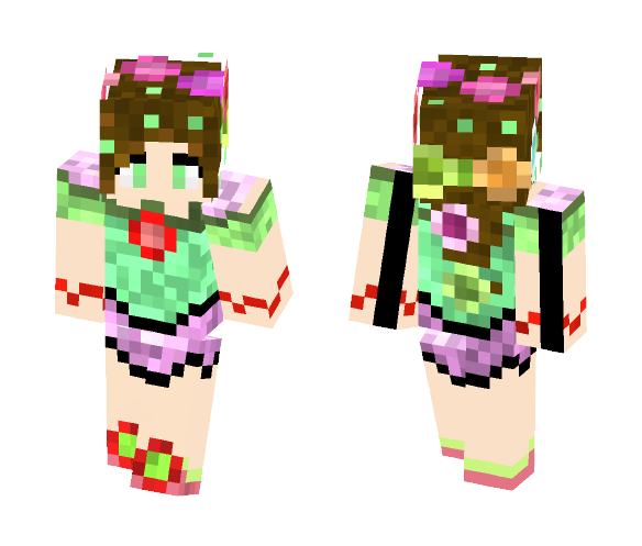Earth girl - Girl Minecraft Skins - image 1