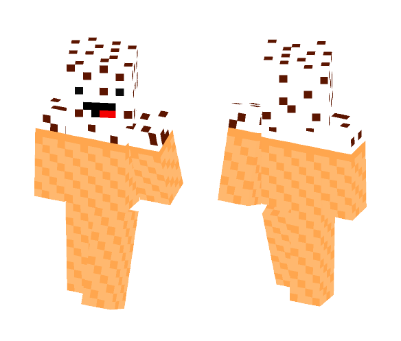 Derp Ice Cream Cone - Interchangeable Minecraft Skins - image 1
