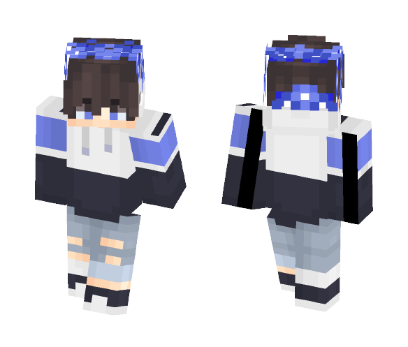 hues of blues - Male Minecraft Skins - image 1