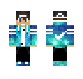 Blue shirted boy - Boy Minecraft Skins - image 2
