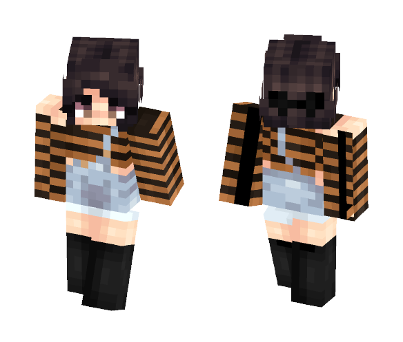 『Stripes』 - Female Minecraft Skins - image 1