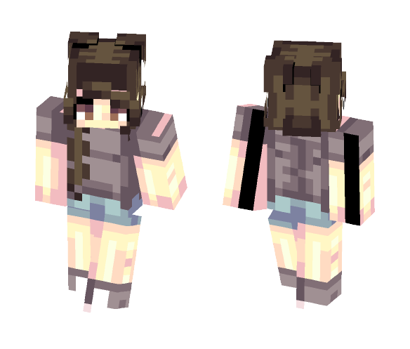 guess who it is//qna - Female Minecraft Skins - image 1