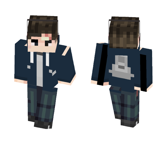 Clay Jensen - 13 Reasons Why - Male Minecraft Skins - image 1
