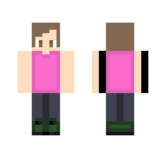 Pink is the new green :3 - Male Minecraft Skins - image 2