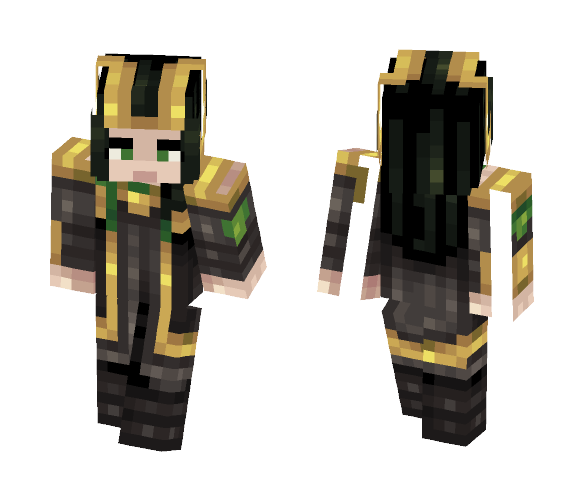 Loki Girl - Girl Minecraft Skins - image 1