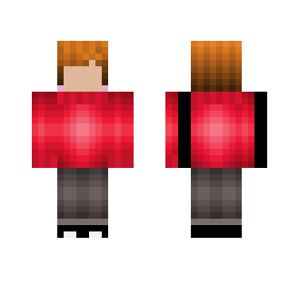 Red Frisk (For my freind RedFrisk) - Male Minecraft Skins - image 2
