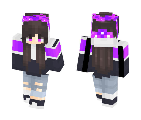 pinks and purples - Female Minecraft Skins - image 1