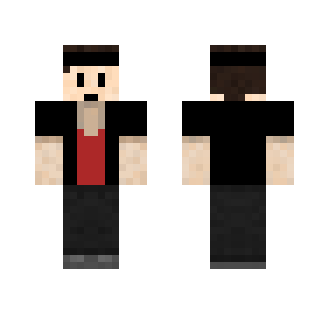 Black Shirt Guy - Male Minecraft Skins - image 2