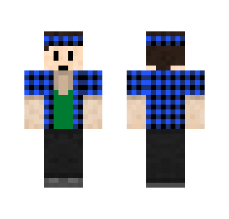 Blue Shirt Guy - Male Minecraft Skins - image 2