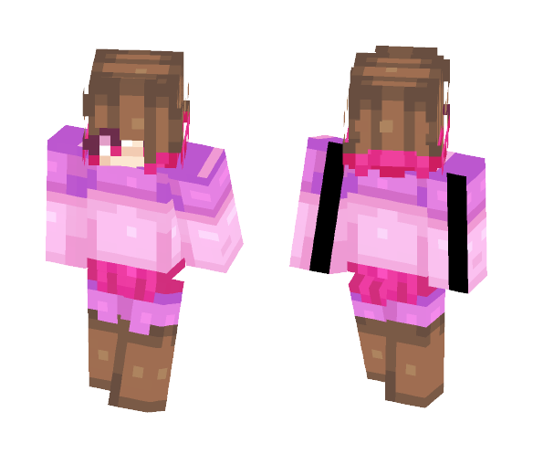 The Soul of Fear - Glitchtale - - Female Minecraft Skins - image 1
