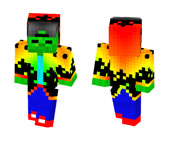 Fire Zombie - Male Minecraft Skins - image 1