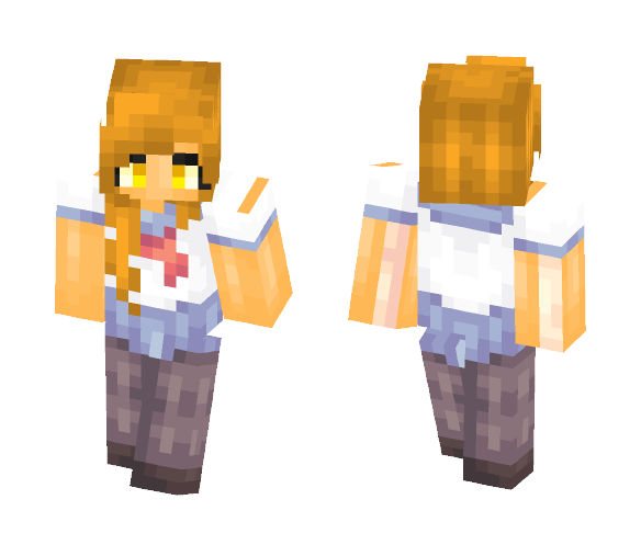 My OC: Topaz (Yandere Simulator) - Female Minecraft Skins - image 1