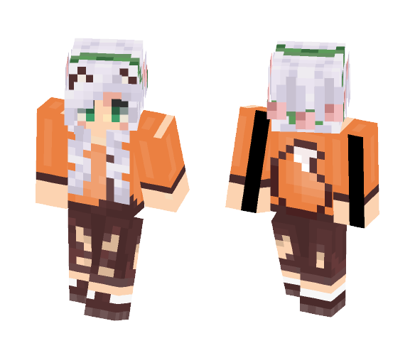 Cute Fox Girl - Cute Girls Minecraft Skins - image 1