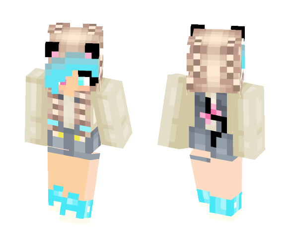 Mef'wa Diamond Girl - Girl Minecraft Skins - image 1