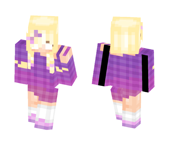 im totally just a cute lil girl - Cute Girls Minecraft Skins - image 1