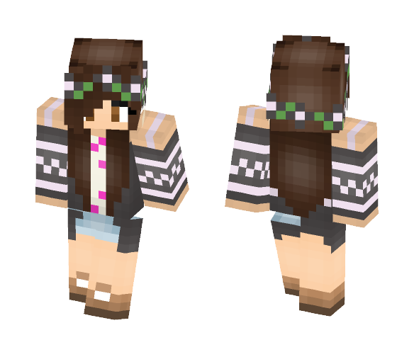 Chill Girl Player - Girl Minecraft Skins - image 1