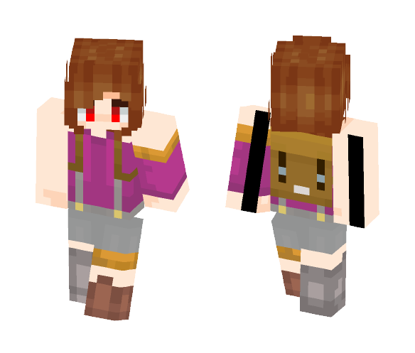 -{Team P.A.L.E}- Amber - Female Minecraft Skins - image 1