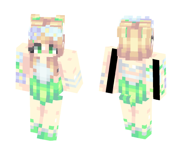 Overgrown Garden - Female Minecraft Skins - image 1