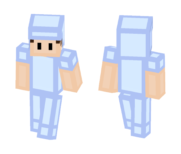 Plastic Steve- Diamond Danger - Male Minecraft Skins - image 1